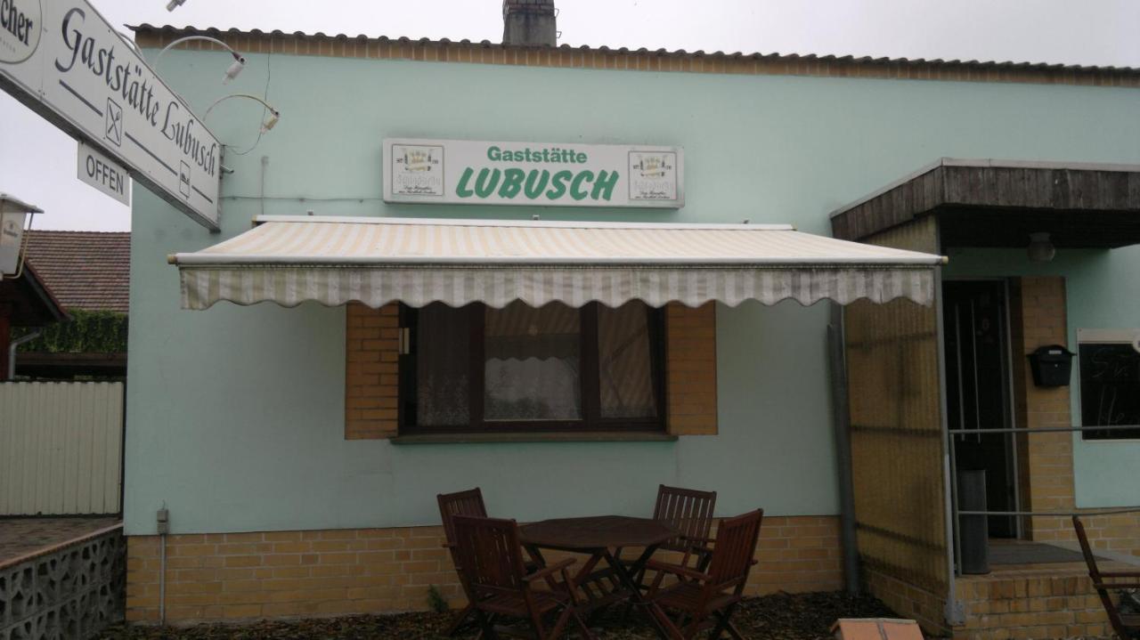 Restaurant Pension Lubusch Gahro Eksteriør bilde